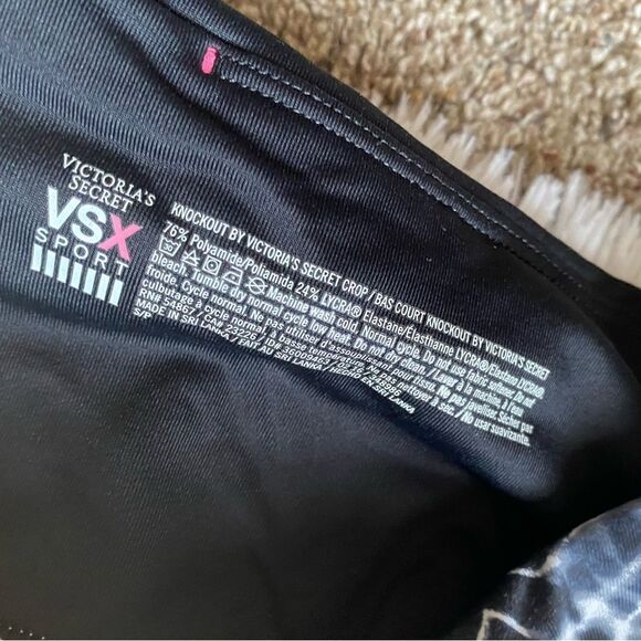 VSX Sport Victoria’s Secret Crop Leggings Wormens Size Small - Picture 6 of 6